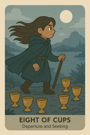 Eight of Cups tarot card