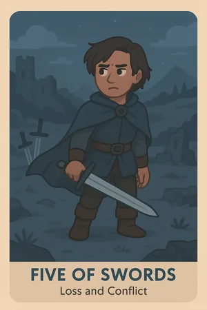 Five of Swords tarot card