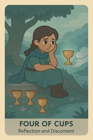 Four of Cups tarot card