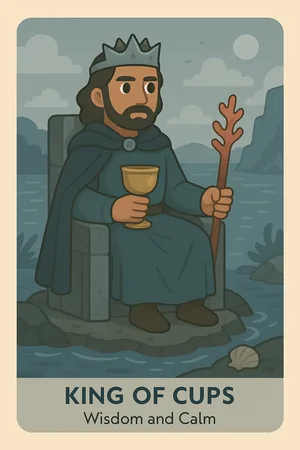 King of Cups tarot card