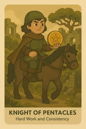 Knight of Pentacles tarot card