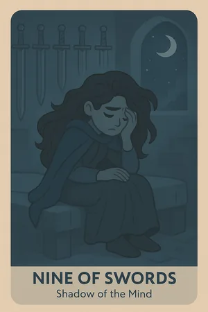 Nine of Swords tarot card