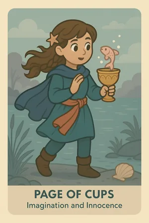 Page of Cups tarot card