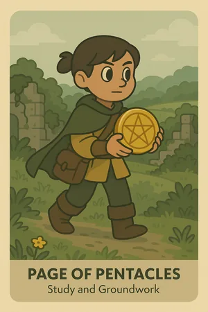 Page of Pentacles tarot card