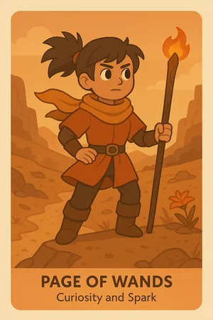 Page of Wands tarot card