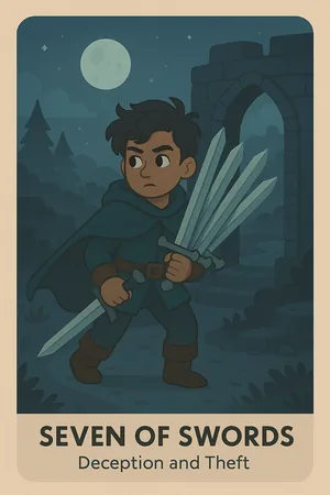 Seven of Swords tarot card