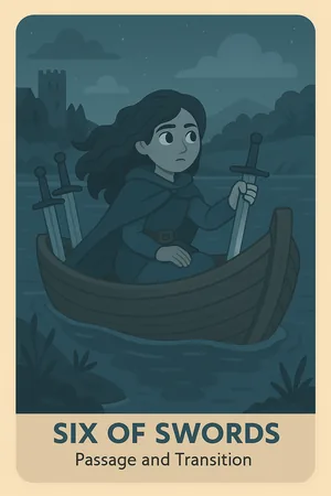 Six of Swords tarot card
