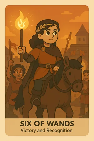 Six of Wands tarot card