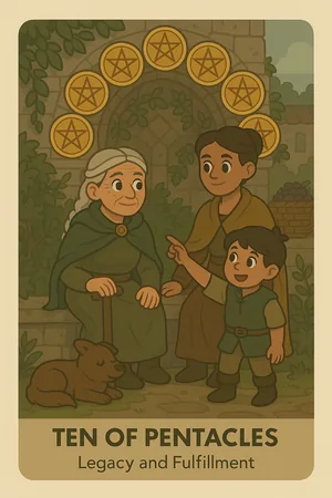 Ten of Pentacles tarot card