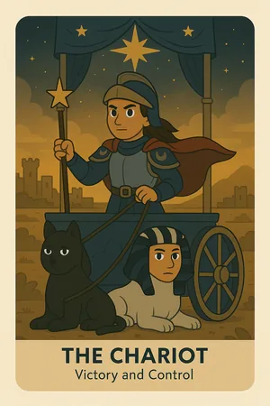 The Chariot tarot card