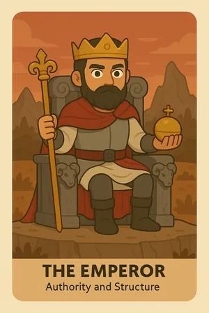 The Emperor tarot card