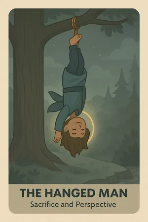 The Hanged Man tarot card