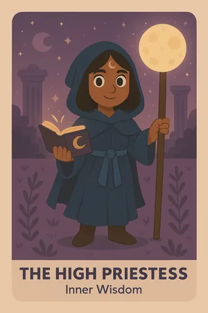 The High Priestess tarot card