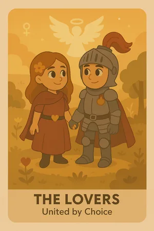 The Lovers tarot card