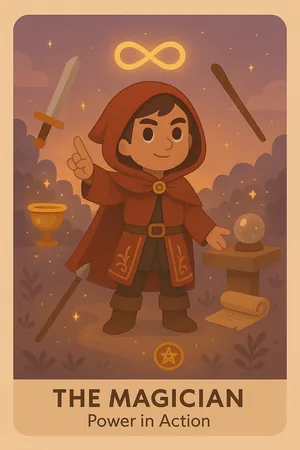 The Magician tarot card