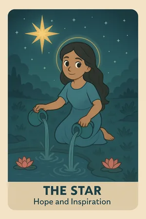 The Star tarot card