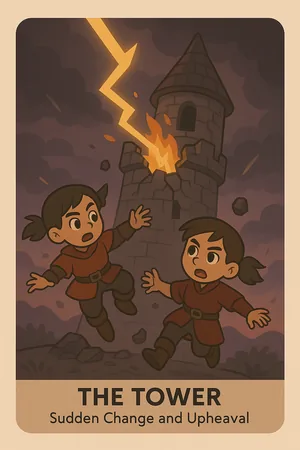 The Tower tarot card