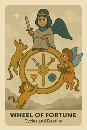 Wheel of Fortune tarot card